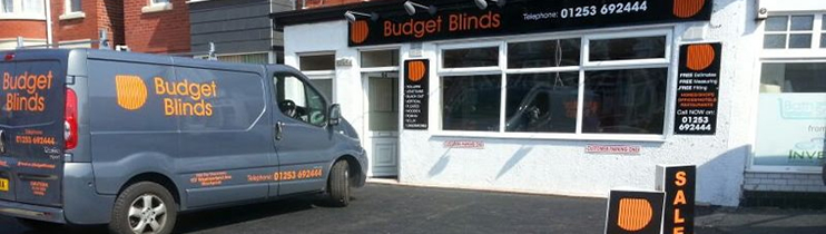 Budget Blinds Blackpool Van
