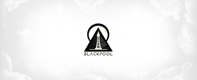 Banner Clouds Icon Logo Blackpool