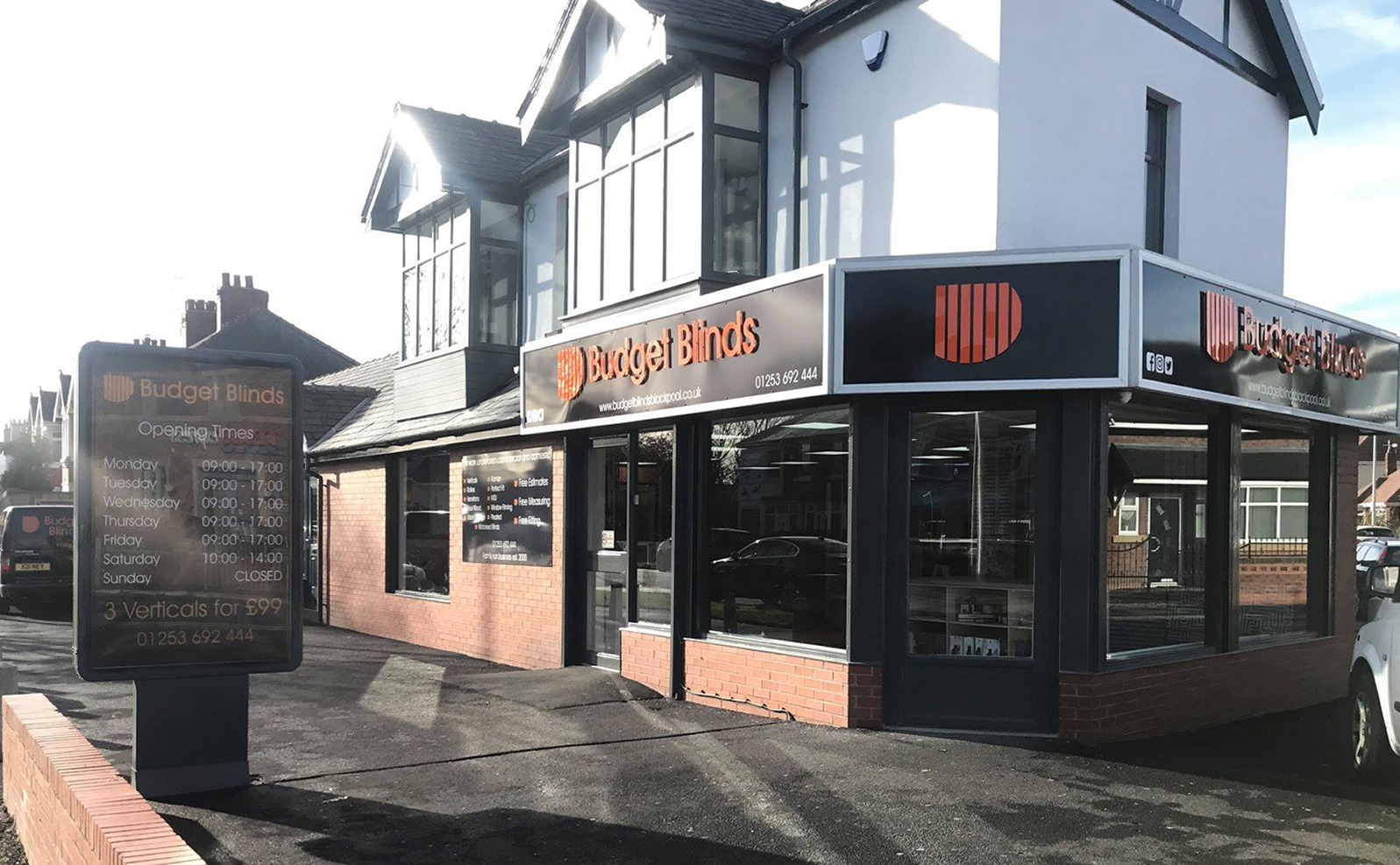 Budget Blinds Blackpool Showroom