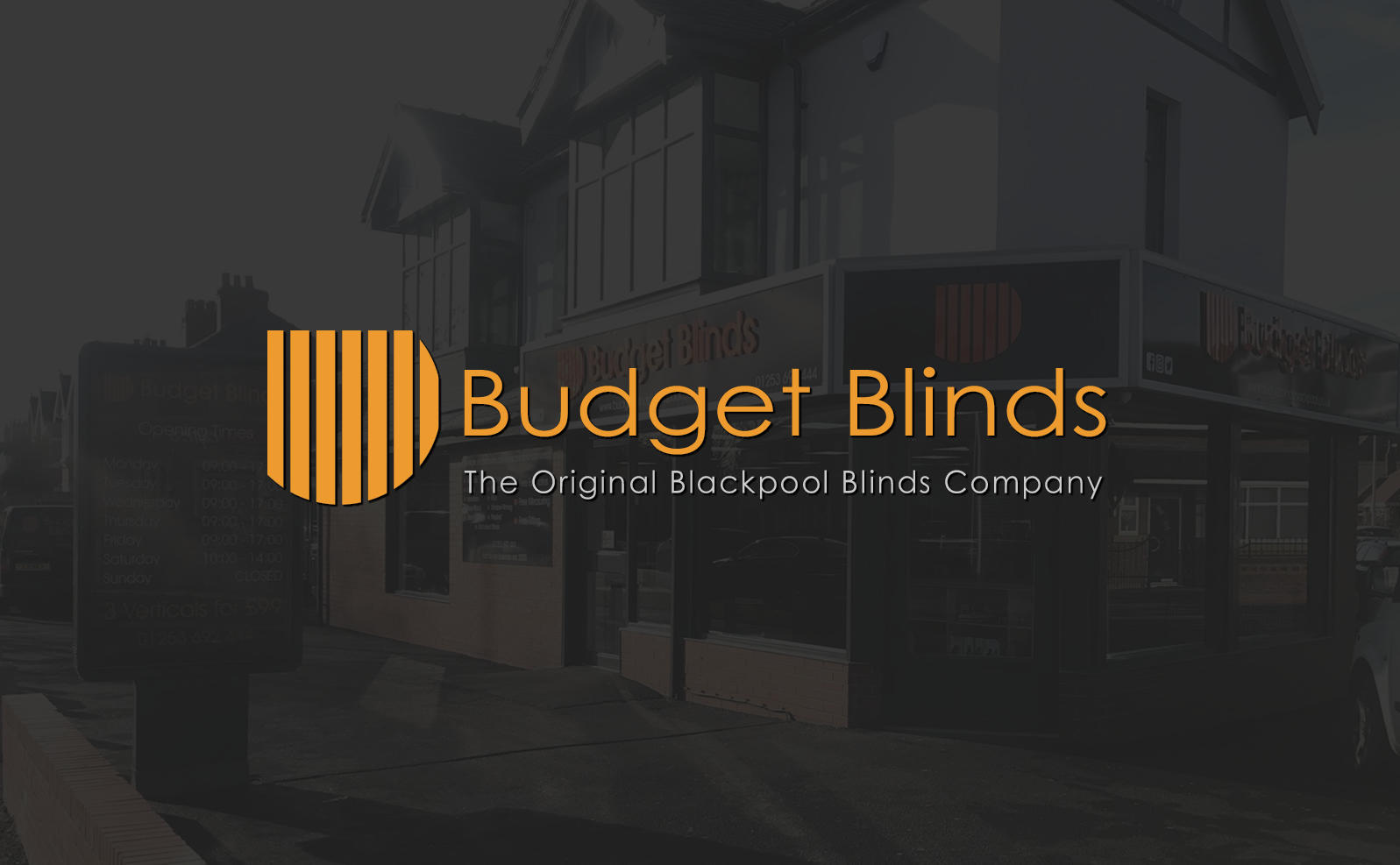 Banner Logo – Budget Blinds Blackpool Showroom Blackpool